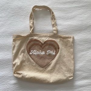 Alpha Phi Tote Bag - Aphi Sorority